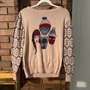 Disney 100 Marvel Holiday Sweater